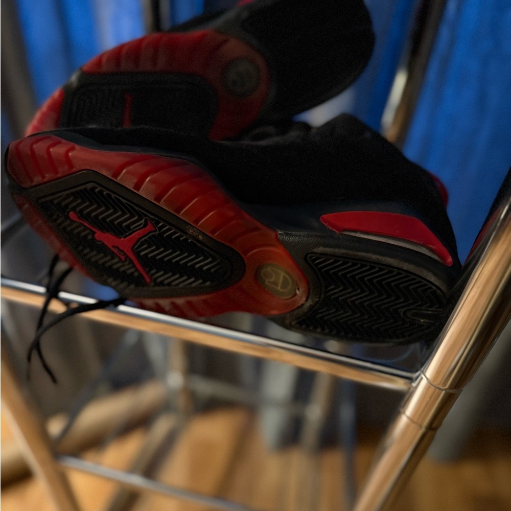 Jordans Black and Red Sneakers - Picture 6 of 6